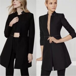 BCBGMaxAzria Black Women's Blazer Coat